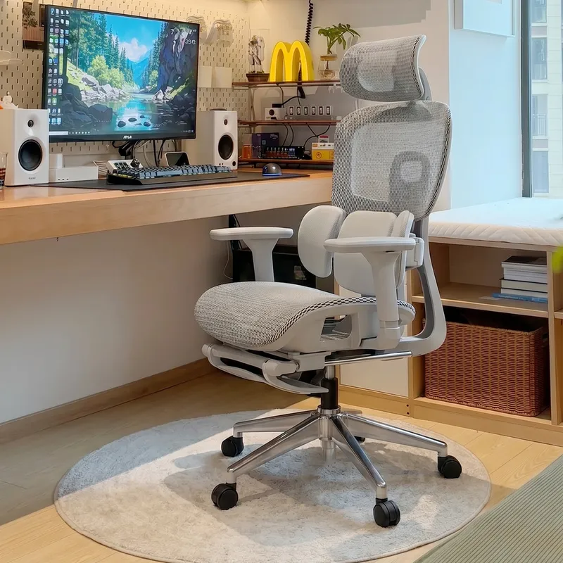 Computer Case - Cadeira de Escritório Ergonômica com Suporte