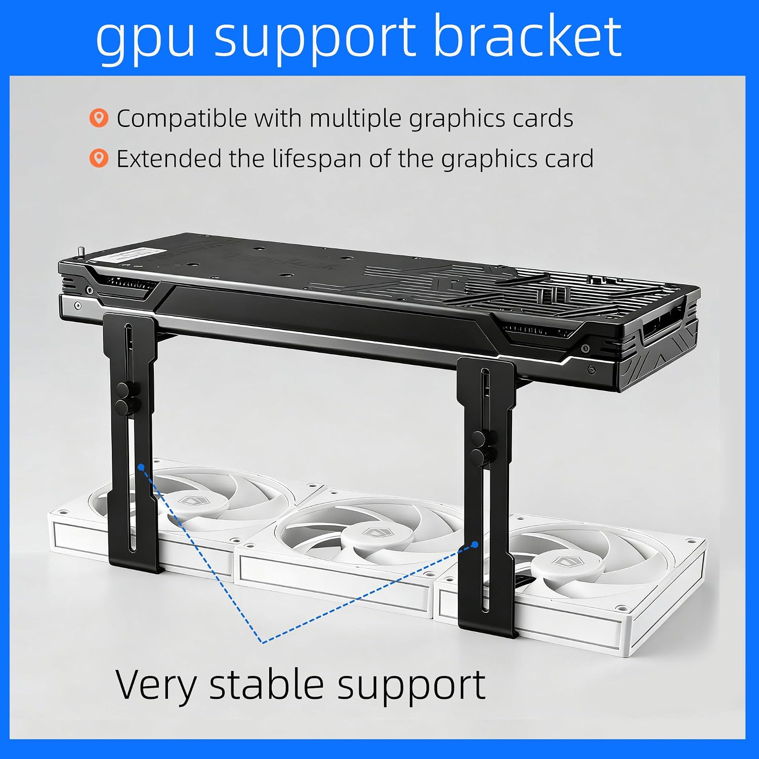 Atx Case - Suporte ajustável para placa de vídeo