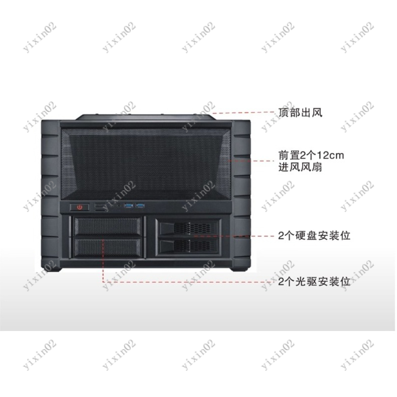 Caixa de computador da placa-m - Atx Case avaliação e preço