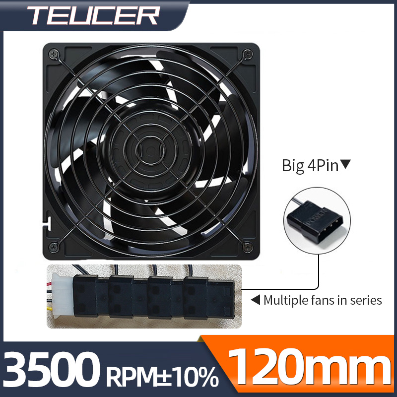 Teucer-Ventilador da caixa do  - Pc Chassis avaliação e preço