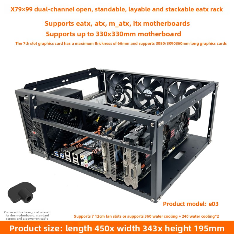 Gabinete de PC com estrutura a - Atx Case avaliação e preço