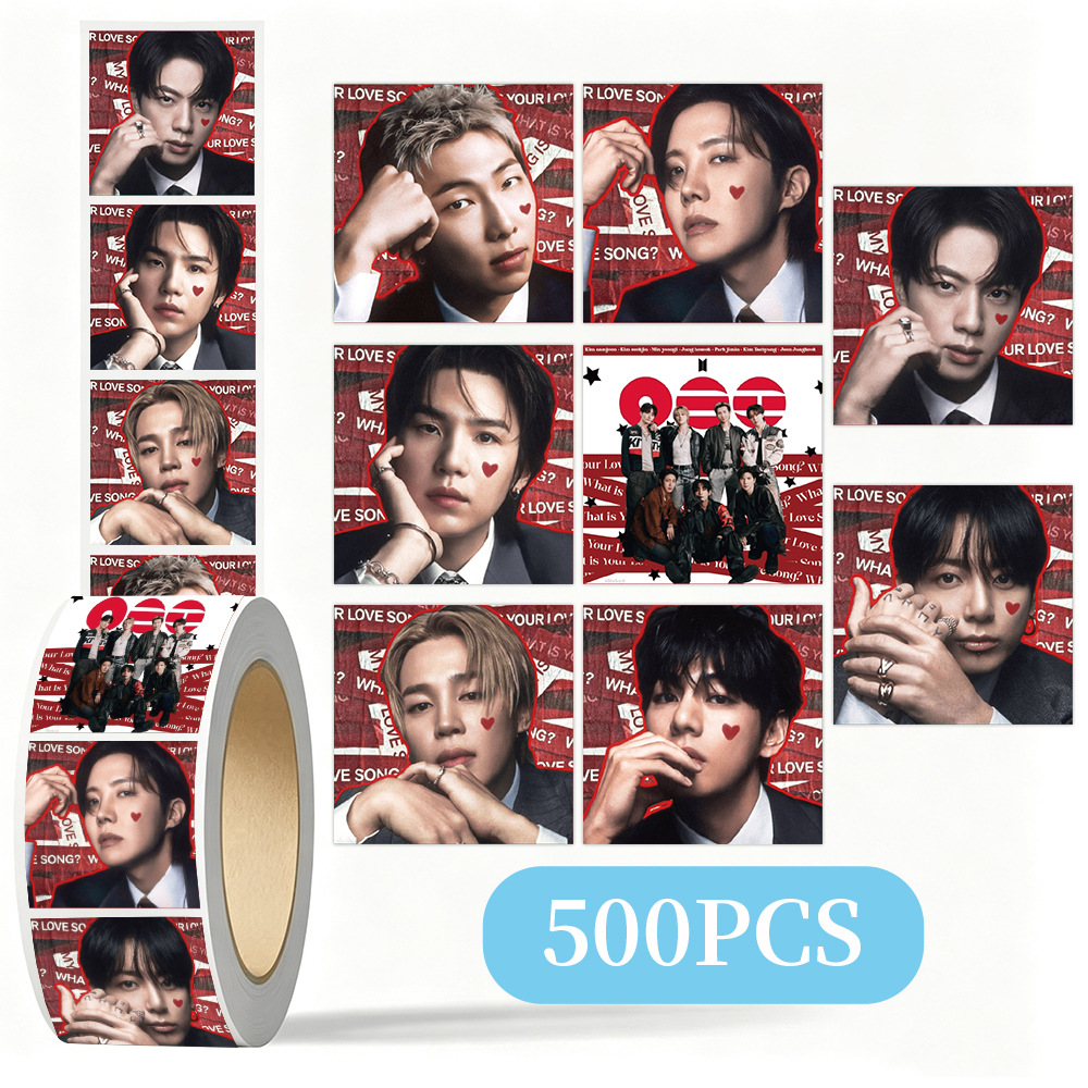 Adesivos em Rolo K-pop BTS 500 - Case Fans avaliação e preço